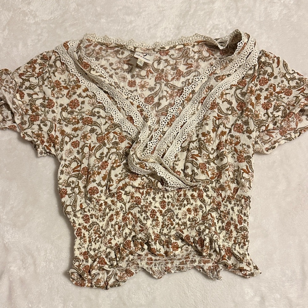 Lace Floral Top